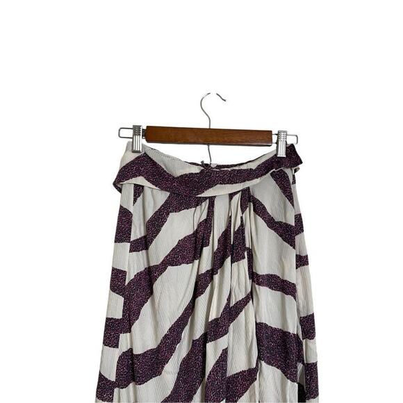 Isabel Marant Purple and White Midi Skirt - Picture 9 of 14